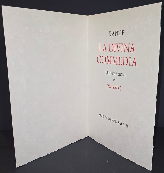 Salvador Dali (1904-1989) - La Divina Comedia de Dante. Poemas completos y dos caratulas del Infierno de Dante