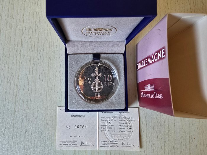 Frankrig. 10 Euro 2011 "Charlemagne"  (Ingen mindstepris)