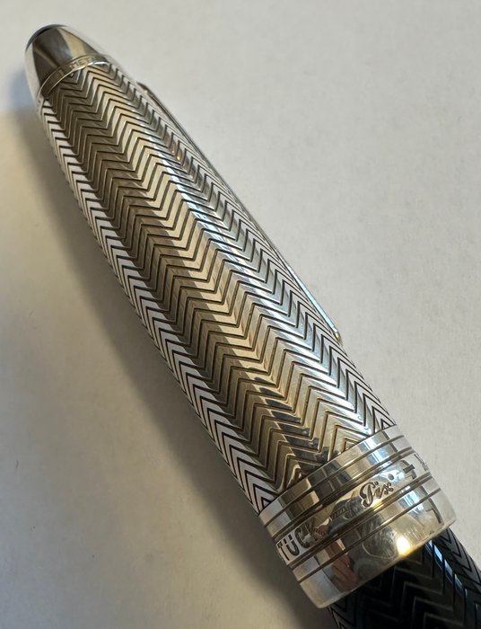 Montblanc - Silver Barley Füller 146 - Meisterstück Solitaire LeGrand - Pen