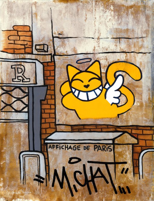 M.Chat (Thoma Vuille) - Affichage de Paris