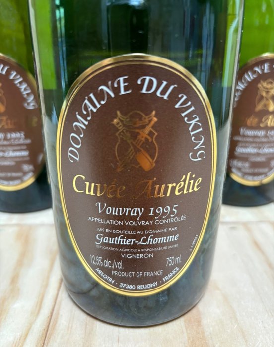 1995 Domaine du Viking "Cuvée Aurélie" Vouvray Moelleux - Loire - 6 Flasker (0,75 L)