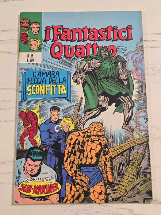 I Fantastici Quattro n 55/60 - originali - 4 Comic - Første udgave