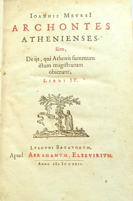 Johannes van Meurs - Ioannis Mevrsi Archontes Athenienses - 1622