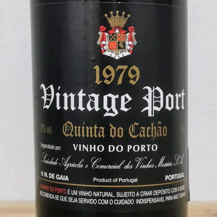 1979 Messias, Quinta do Cachão - Vintage Port -  Douro  - 1 Flaske (0,75L)