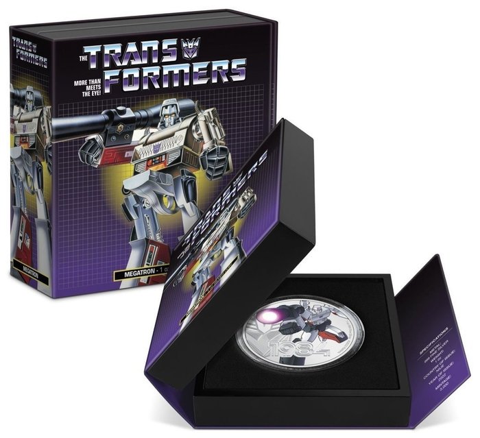 Niue 2 Dollars 2022 Transformers - Megatron 1 Oz (999)