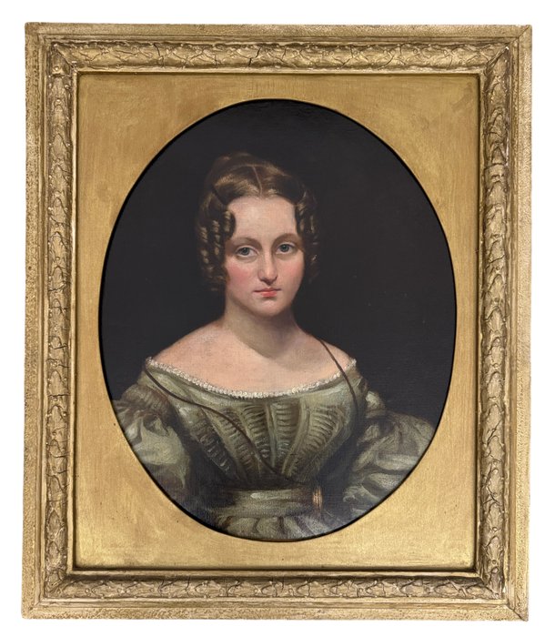 Margaret Sarah Carpenter (1792-1872), Circle of - A bust portrait of a young lady