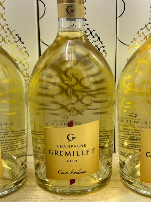 Gremillet, Gremillet, Brut "Cuvée Evidence" - Champagne Blanc de Blancs - 3 Flasker (0,75 L)