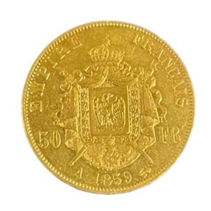 Frankrig Napoléon III (1852-1870) 50 Francs 1859-A Paris