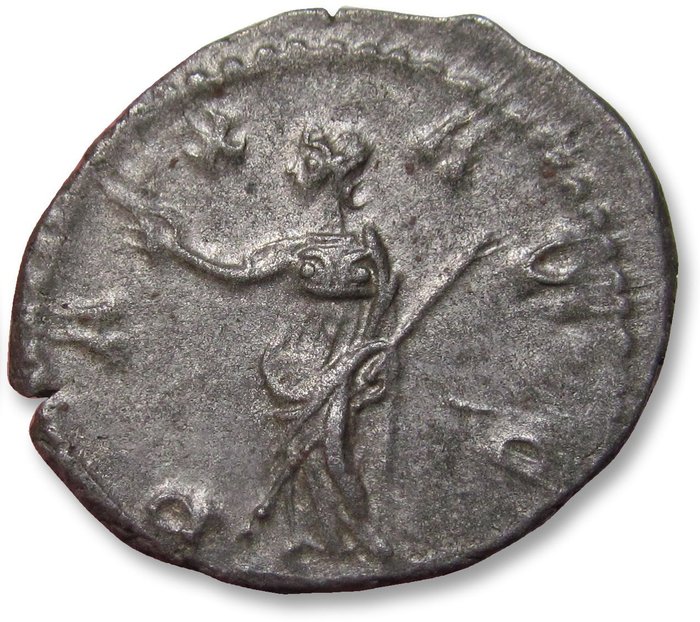 Romarriket Postumus (AD 260-269) Antoninianus Treveri or Cologne mint 268 AD - PAX AVG -