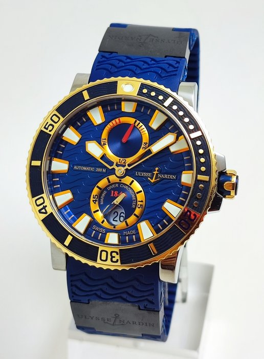 Ulysse Nardin - Maxi Marine Diver Gold/Steel - 265-90 - Mænd - 2011-nu