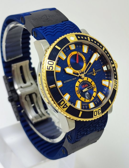 Ulysse Nardin - Maxi Marine Diver Gold/Steel - 265-90 - Mænd - 2011-nu