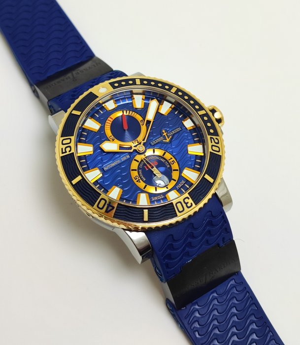 Ulysse Nardin - Maxi Marine Diver Gold/Steel - 265-90 - Mænd - 2011-nu