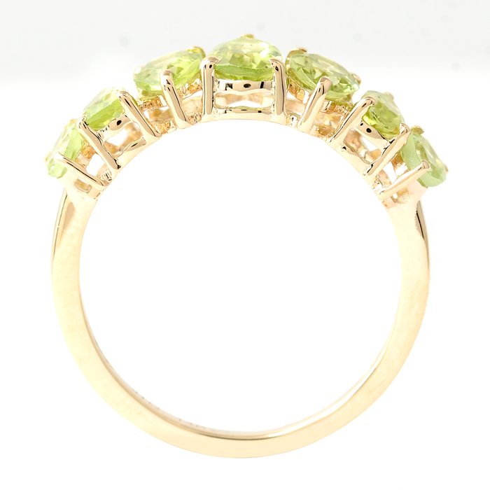 Ingen mindstepris - Ring - 14 karat Gulguld -  2.01ct. tw. Peridot - Peridot