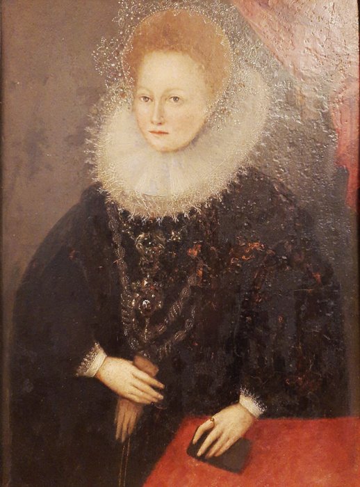 Frans Pourbus der Ältere (1545-1581) Follower of - Bildnis einer Dame in schwarzer Tracht - NO RESERVE