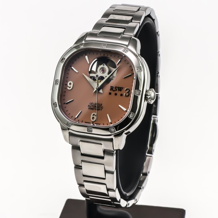 RSW - Le Locle Open Heart - Diamond Swiss Watch - RSWLA122-SS-D-5 - Ingen mindstepris - Kvinder - 2011-nu