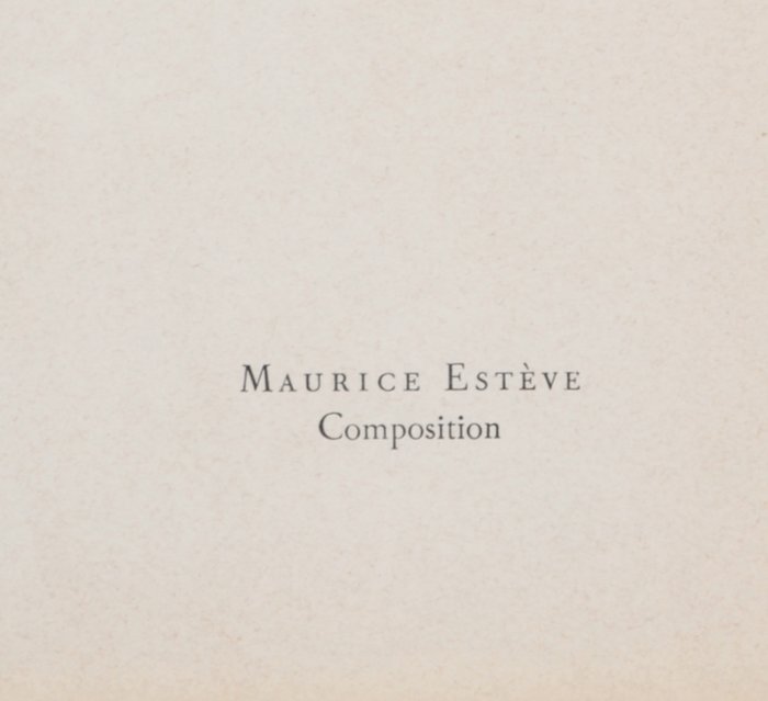 Maurice Estève (1904-2001) - Composition