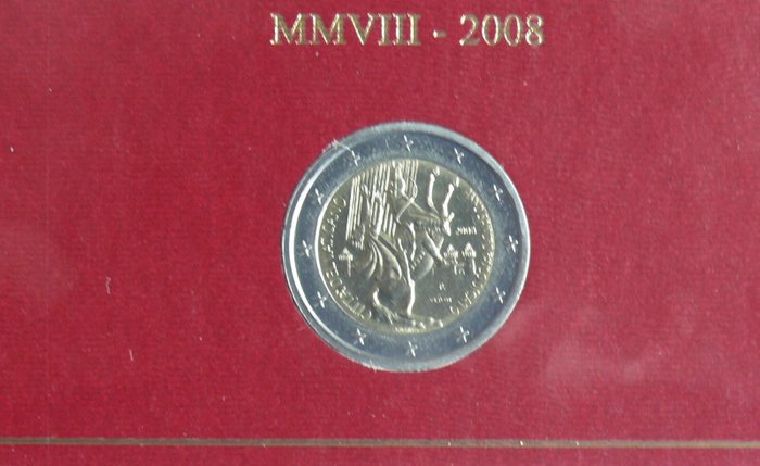 Vatikanstaten. 2 Euro 2008 "San Paolo"  (Ingen mindstepris)