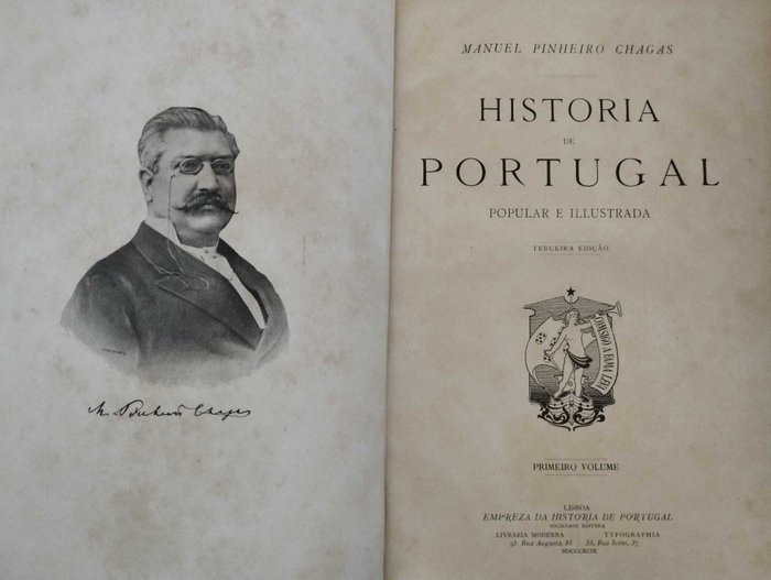 Manuel Pinheiro Chagas - Historia de Portugal - 1899