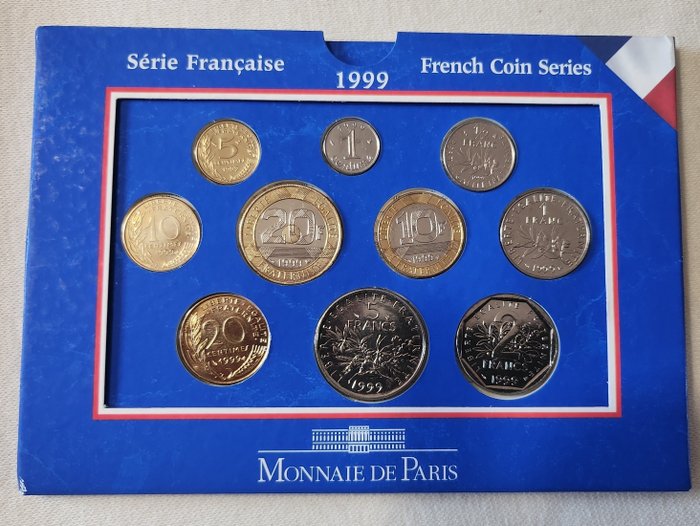 Frankrig. Coffret FDC 1999  (Ingen mindstepris)