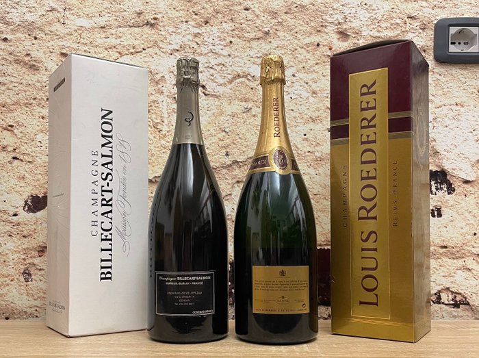 Louis Roederer Premier  Billecart-Salmon Réserve - Champagne Brut - 2 Magnummer (15 L)