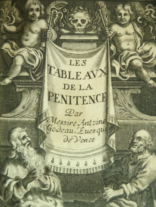 Antoine Godeau  / François Chauveau - Les Tableaux de la pénitence [22 gravures] - 1663