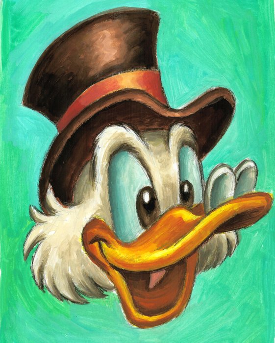 Joan Vizcarra - Scrooge McDuck - Original Painting