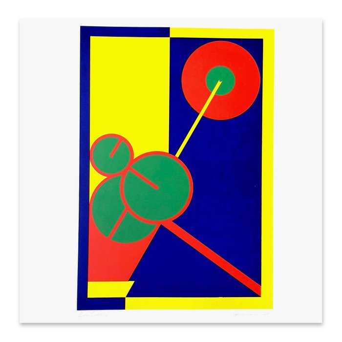 Lou Loeber (1894-1983) - Geranium / De Stijl