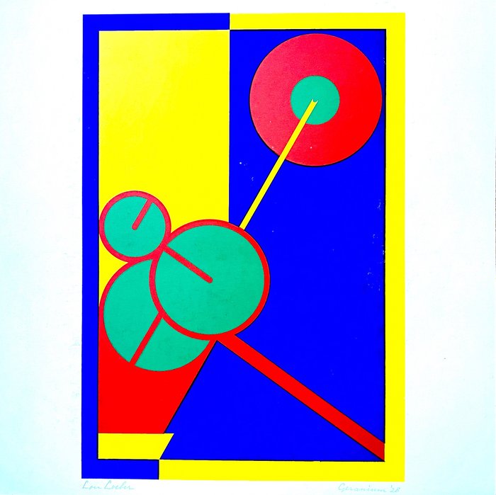 Lou Loeber (1894-1983) - Geranium / De Stijl