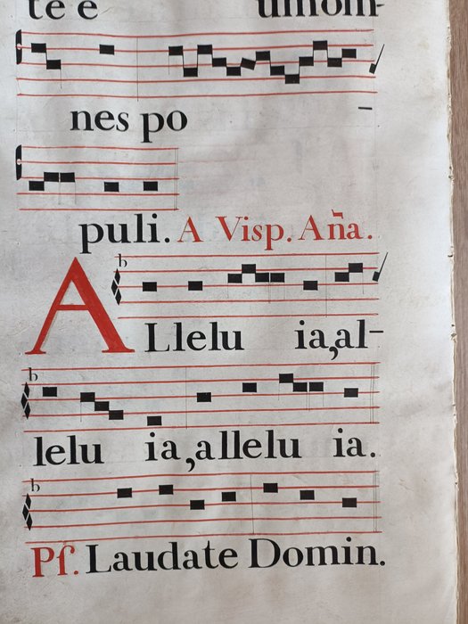 Antiphonaire Chant Grégorien - 1500