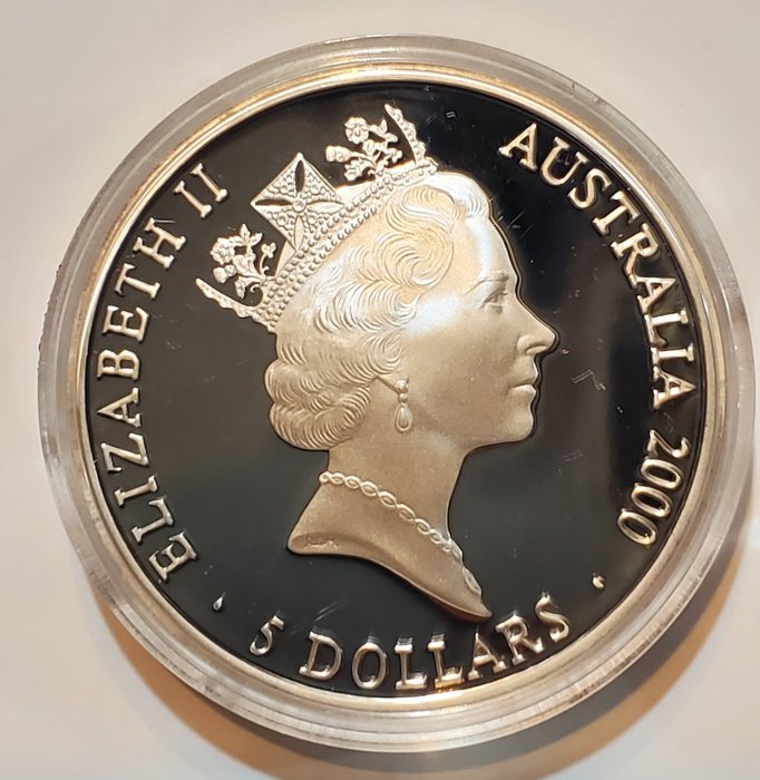 Australien. 1 Dollar 2000 Sydney Olympic Games, 2x1 Oz (.999)  (Ingen mindstepris)