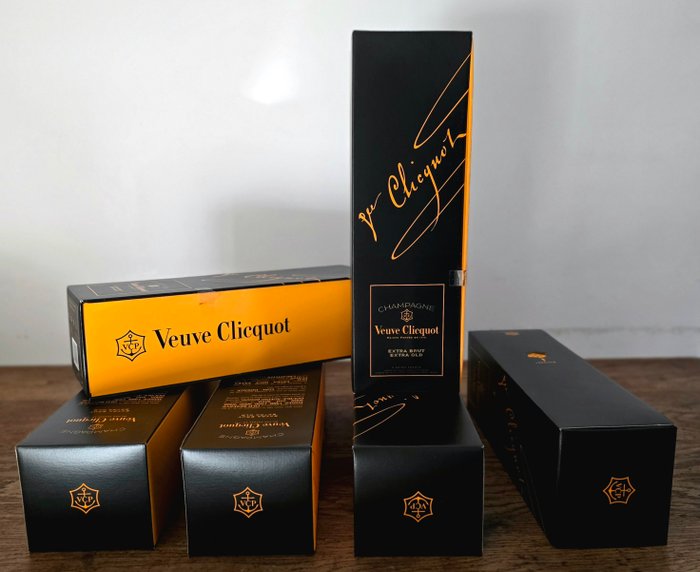 Veuve Clicquot Extra Brut Extra Old serie 1 - Champagne - 6 Flasker (075 L)