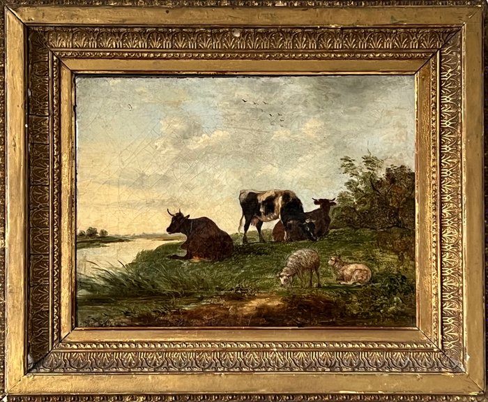 Thomas Sidney Cooper (manner of)(XlX) - A pair of cattle scenes