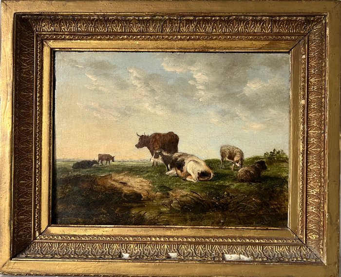 Thomas Sidney Cooper (manner of)(XlX) - A pair of cattle scenes