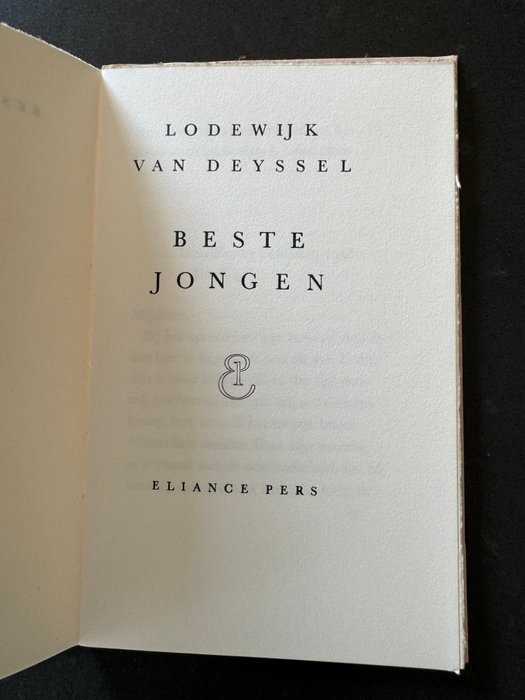 Lodewijk van Deyssel - Lot met 7 bibliofiele uitgaven - 1974-2003