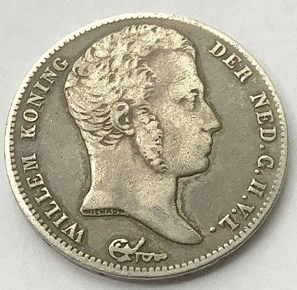 Holland. Willem I (1813-1840). 1 Gulden 1829/3