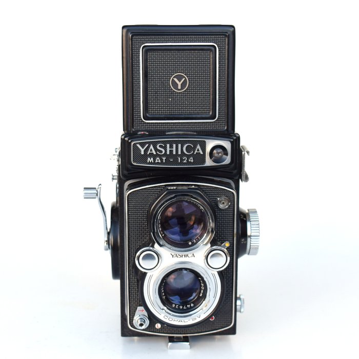 Yashica Mat 124 To-øjet spejlreflekskamera (TLR)