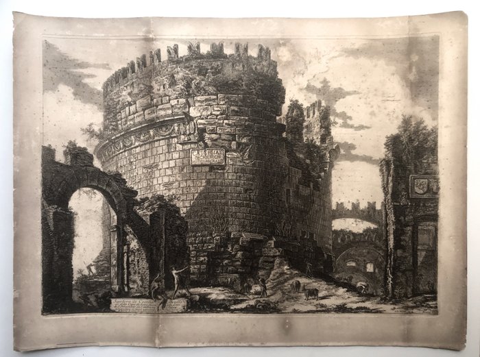 Giovanni Battista Piranesi (1720-1778) - Cecilia Metella