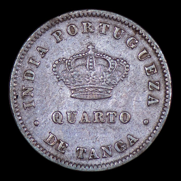 Portugisisk Indien D Luís I (1861-1889) 1 Tanga 1888 - Muito Rara