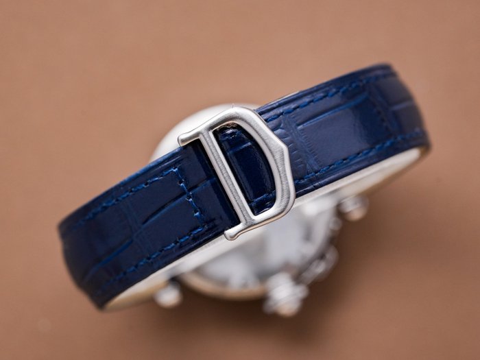 Cartier - Pasha C Big Date - W31044M7 - Mænd - 2000-2010