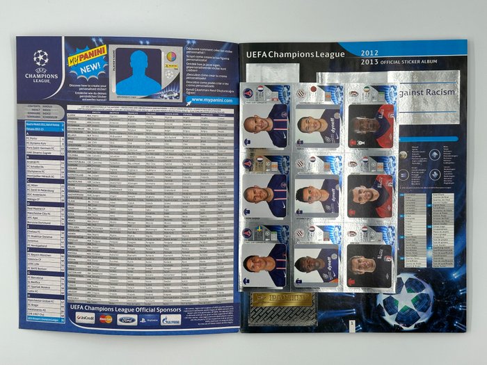 Panini - Champions League 2012/13 - Messi/Ronaldo/Zlatan/Etc - Complete Album