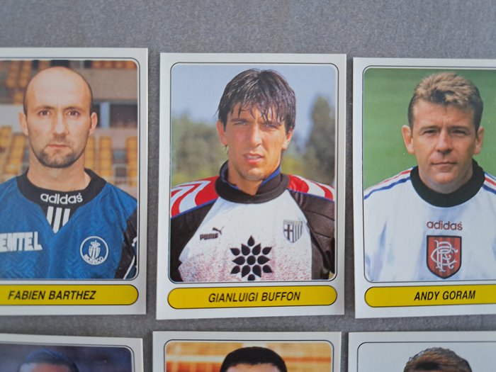 Panini - European Football Stars 1997 - Ronaldo, Zidane, Baggio etc. - (120/120) Complete loose Sticker Set