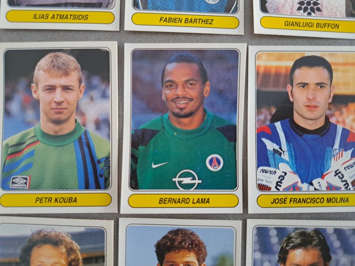 Panini - European Football Stars 1997 - Ronaldo, Zidane, Baggio etc. - (120/120) Complete loose Sticker Set