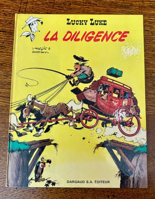 Lucky Luke T32 - La Diligence - C - 1 Album - Første udgave - 1968