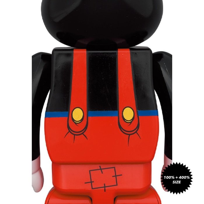 Medicom Toy Be@rbrick - Mickey Mouse (Boat Builders) 400%  100% Bearbrick Set