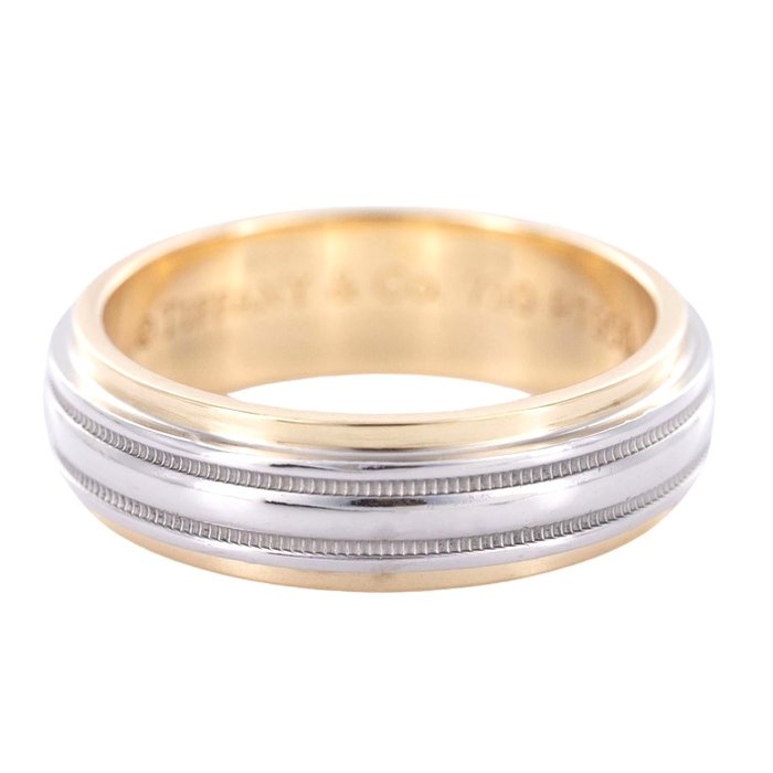 Tiffany  Co - Ring - 18 kraat Gulguld Platin