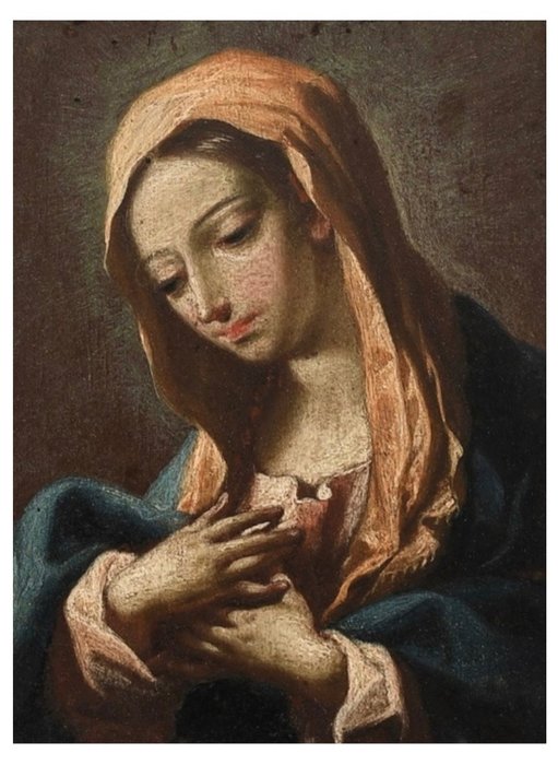 Giovanni Battista Salvi (1609-1685), Circle of - The Madonna at prayer