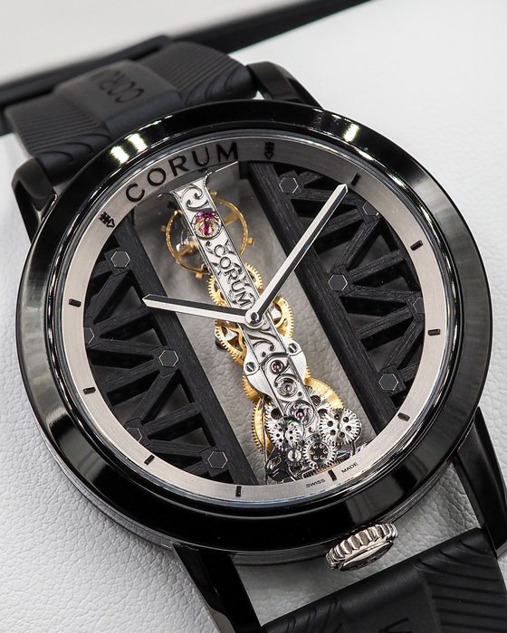 Corum - Golden Bridge - Ingen mindstepris - NEW * Titanium * - Mænd - 2020+