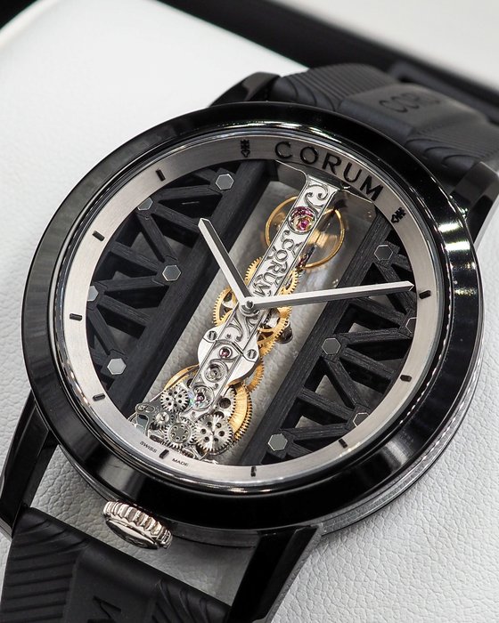 Corum - Golden Bridge - Ingen mindstepris - NEW * Titanium * - Mænd - 2020+