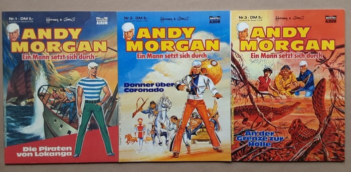 Andy Morgan - "Die Piraten von Lokanga", "Donner über Coronado", "An den Grenzen der Hölle", "Die Wüste brennt" - 13 Album