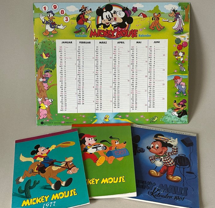 Mickey Mouse, Disney Vægkalender - Walt Disney Productions / teNeues Verlag